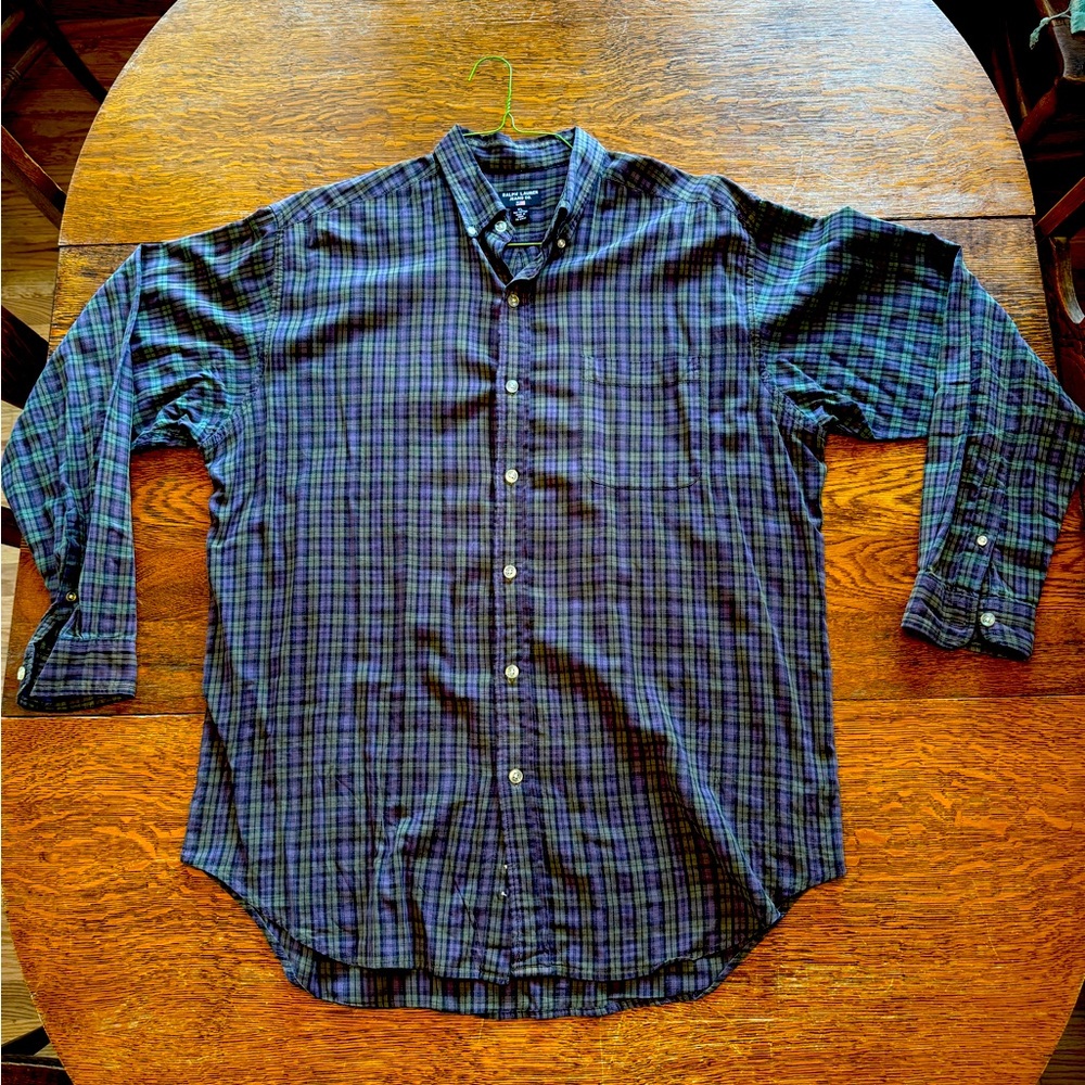 Ralph Lauren Jeans Co. Long Sleeve Button Down
Plaid Shirt size XL